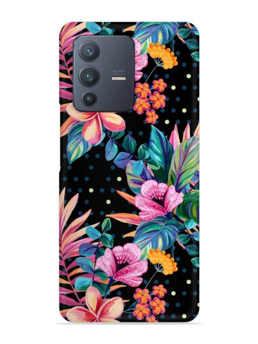 Seamless Floral Pattern Snap Case for Vivo V23 (5G) Zapvi