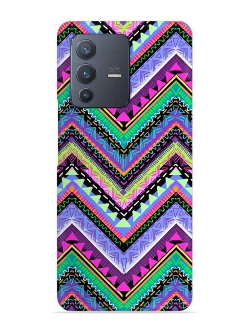 Tribal Aztec Print Snap Case for Vivo V23 (5G) Zapvi