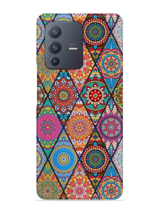 Seamless Tile Pattern Snap Case for Vivo V23 (5G)