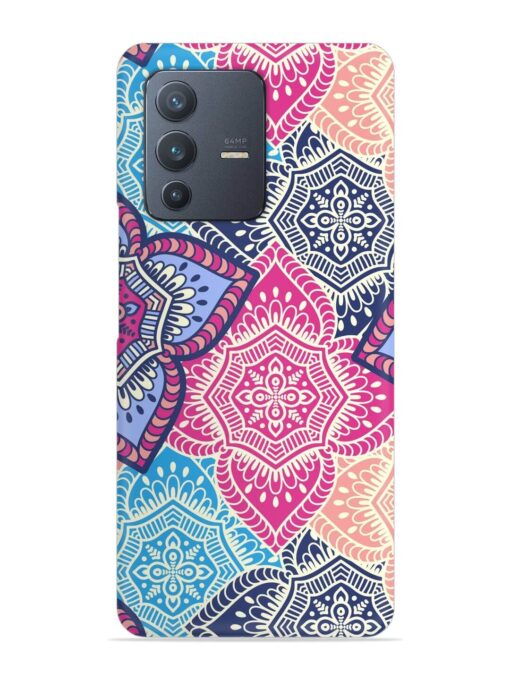 Ethnic Floral Seamless Snap Case for Vivo V23 (5G) Zapvi