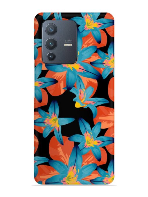 Philippine Flowers Seamless Snap Case for Vivo V23 (5G) Zapvi