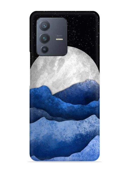 Full Moon Mountain Vector Snap Case for Vivo V23 (5G)