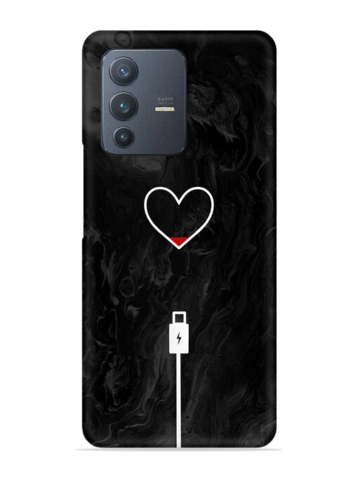 Heart Charging Vector Snap Case for Vivo V23 (5G) Zapvi