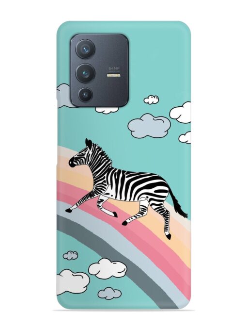 Running Zebra Snap Case for Vivo V23 (5G) Zapvi