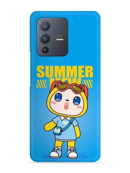 Summer Mew Cartoon Snap Case for Vivo V23 (5G)