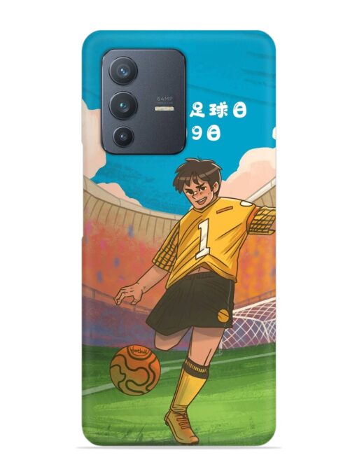 Soccer Kick Snap Case for Vivo V23 (5G)