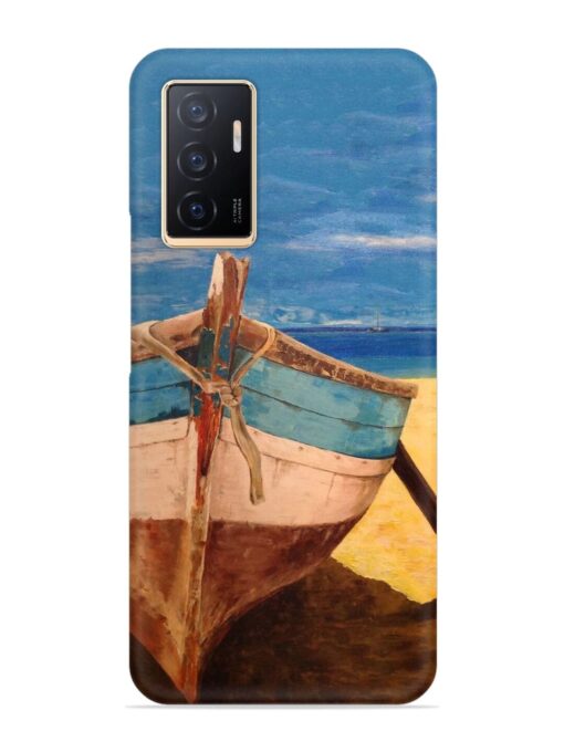 Canvas Painting Snap Case for Vivo V23E (5G)