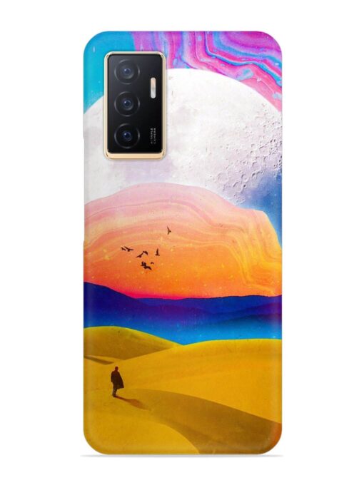 Sandy Desert Snap Case for Vivo V23E (5G) Zapvi