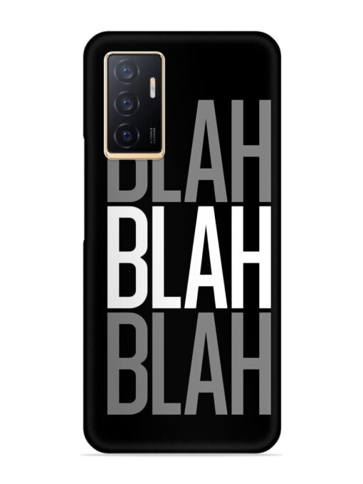 Blah Blah Blah Wallpaper Snap Case for Vivo V23E (5G) Zapvi