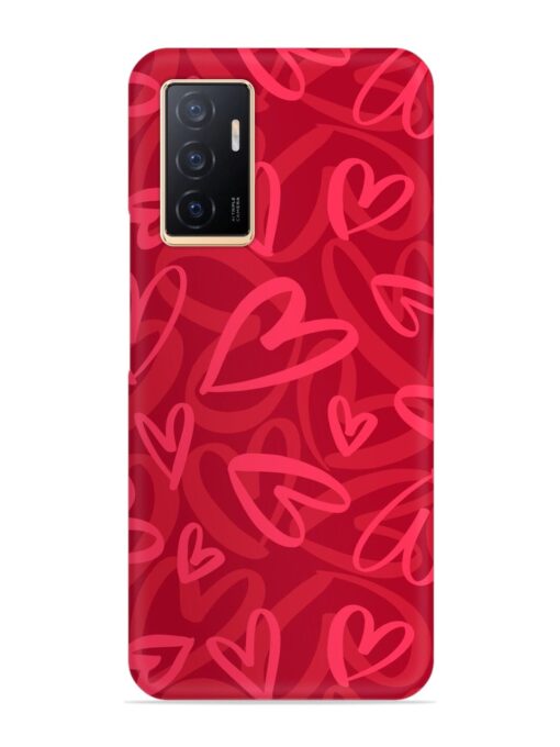 Seamless Romantic Pattern Snap Case for Vivo V23E (5G)