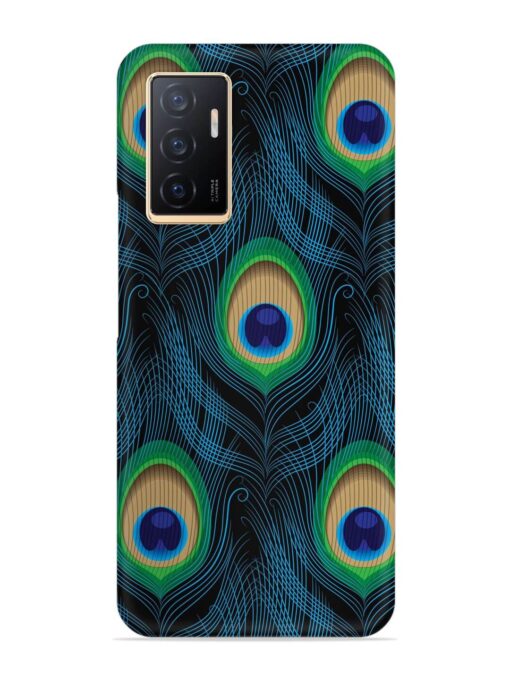 Seamless Pattern Peacock Snap Case for Vivo V23E (5G) Zapvi