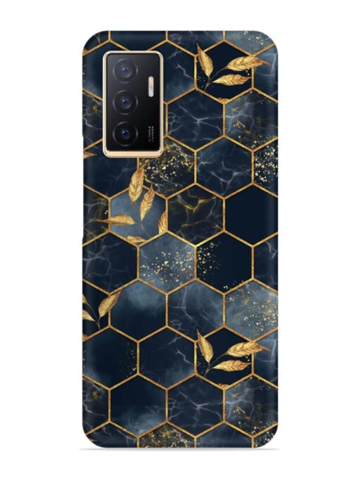 Marble Hexagon Seamless Snap Case for Vivo V23E (5G) Zapvi