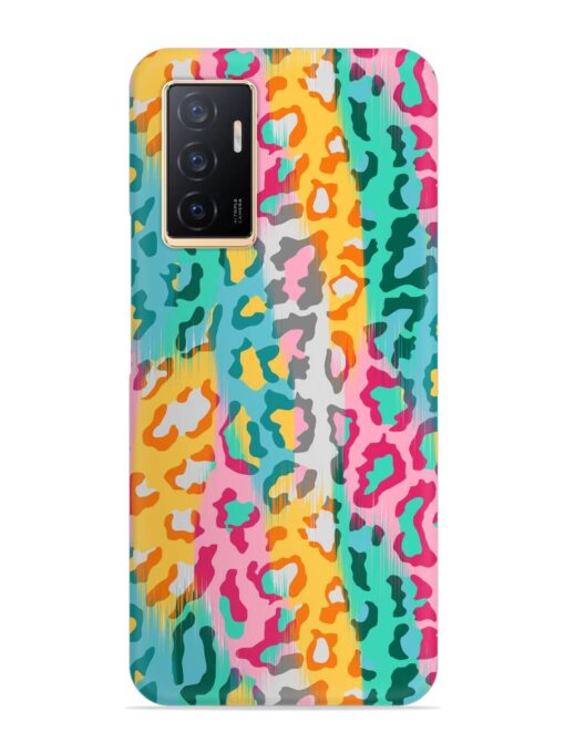 Seamless Vector Colorful Snap Case for Vivo V23E (5G)