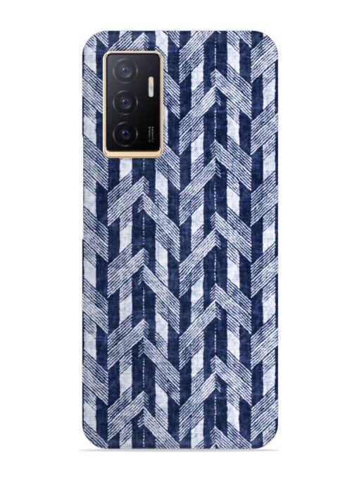 Abstract Herringbone Motif Snap Case for Vivo V23E (5G) Zapvi