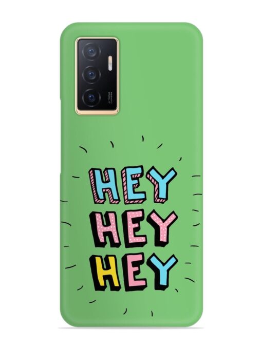 Hey Vector Cartoon Snap Case for Vivo V23E (5G) Zapvi