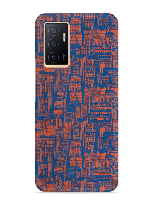 Hand Drawn Seamless Snap Case for Vivo V23E (5G)