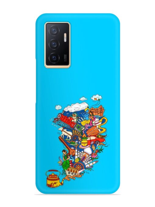 Vector Design Indian Snap Case for Vivo V23E (5G) Zapvi