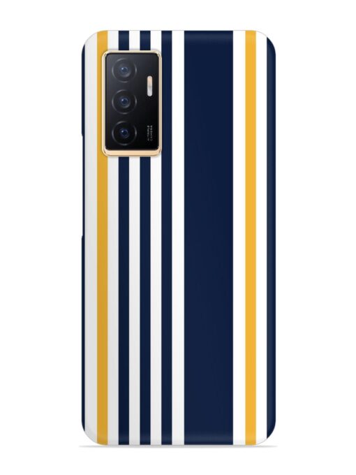 Seamless Stripe Pattern Snap Case for Vivo V23E (5G) Zapvi