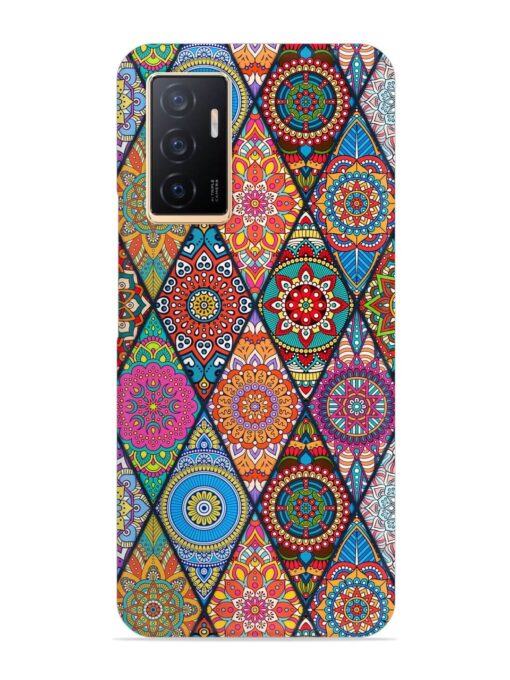 Seamless Tile Pattern Snap Case for Vivo V23E (5G) Zapvi