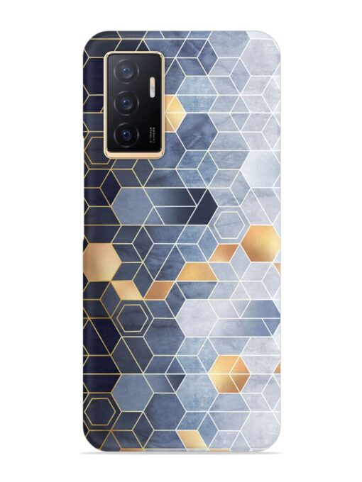 Geometric Abstraction Hexagons Snap Case for Vivo V23E (5G) Zapvi