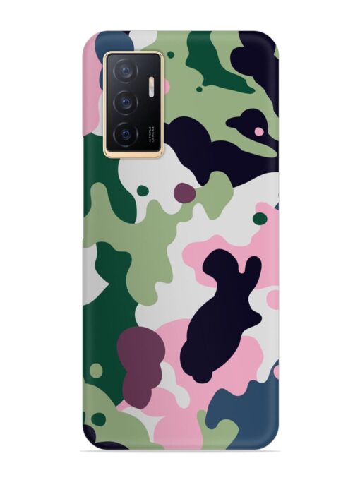 Seamless Funky Camouflage Snap Case for Vivo V23E (5G)