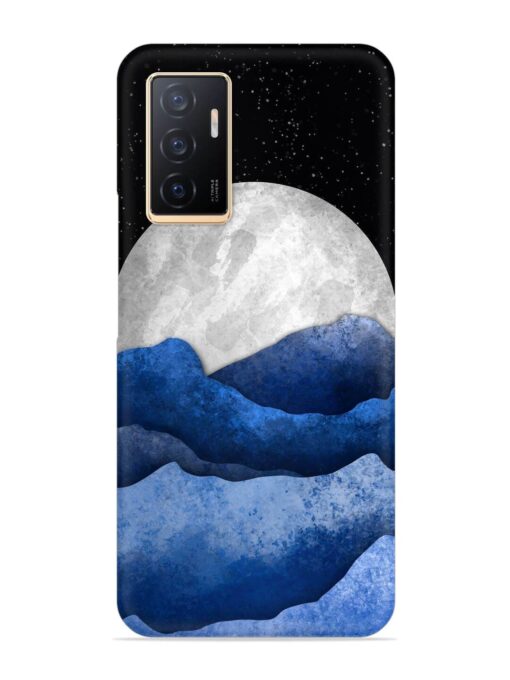 Full Moon Mountain Vector Snap Case for Vivo V23E (5G)