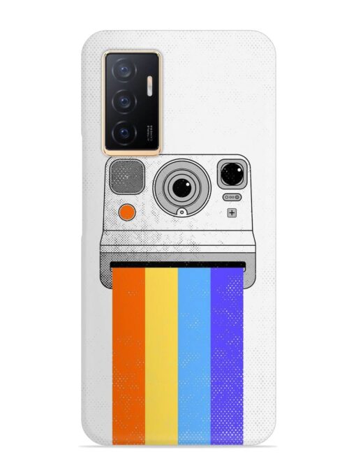 Retro Camera Art Snap Case for Vivo V23E (5G)