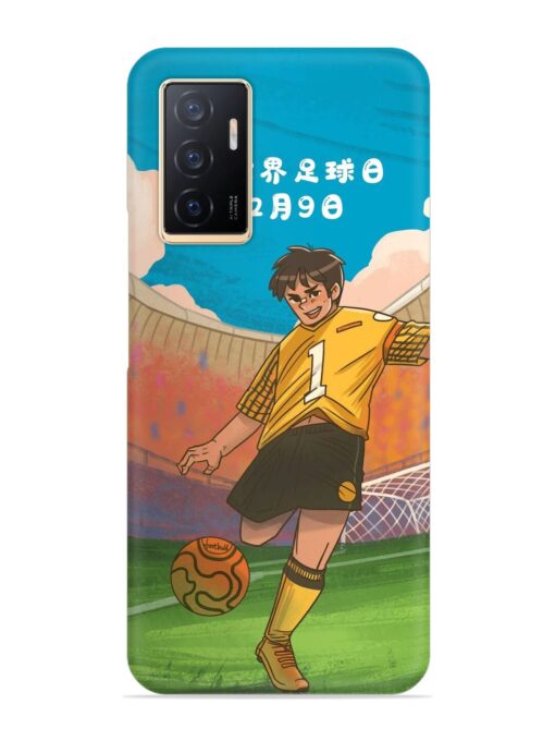 Soccer Kick Snap Case for Vivo V23E (5G)