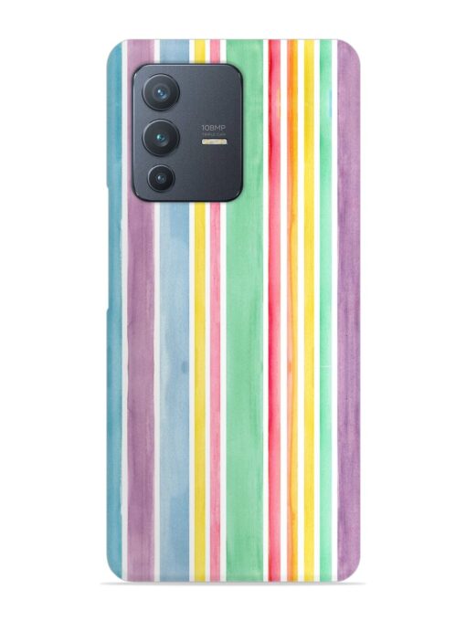 Hand Drawn Watercolor Snap Case for Vivo V23 Pro (5G)