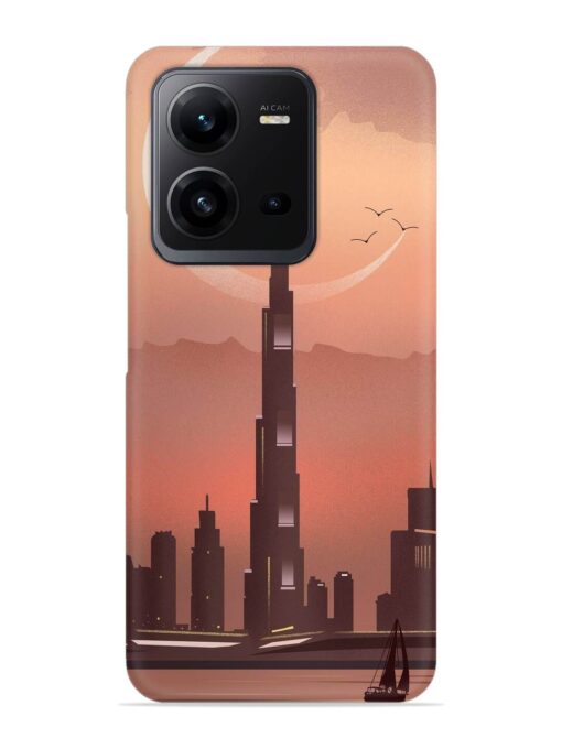 Landmark Burj Khalifa Snap Case for Vivo V25 (5G) Zapvi