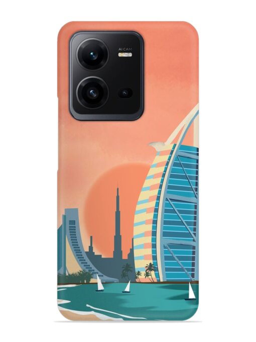 Dubai Architectural Scenery Snap Case for Vivo V25 (5G) Zapvi