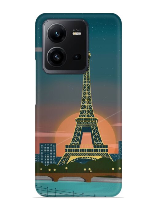 Scenery Architecture France Paris Snap Case for Vivo V25 (5G) Zapvi