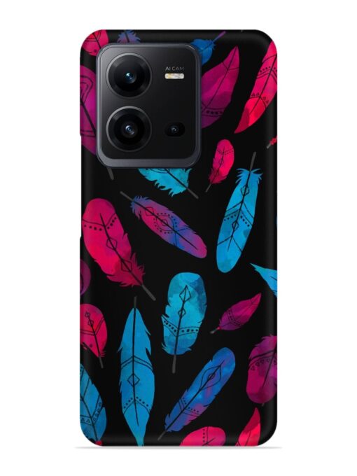 Feather Art Snap Case for Vivo V25 (5G) Zapvi