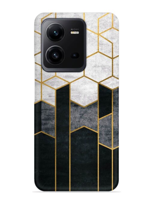 Cube Marble Art Snap Case for Vivo V25 (5G) Zapvi