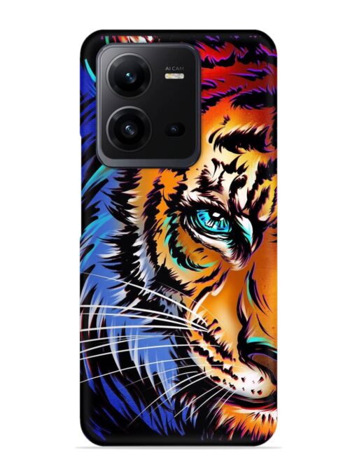 Colorful Lion Art Snap Case for Vivo V25 (5G) Zapvi