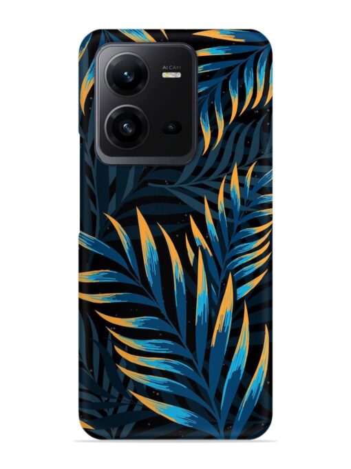 Abstract Leaf Art Snap Case for Vivo V25 (5G) Zapvi