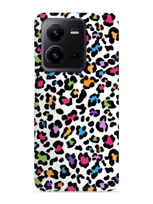 Seamless Leopard Pattern Snap Case for Vivo V25 (5G) Zapvi