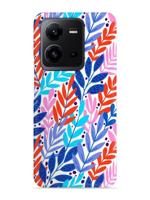 Bright Floral Tropical Snap Case for Vivo V25 (5G) Zapvi