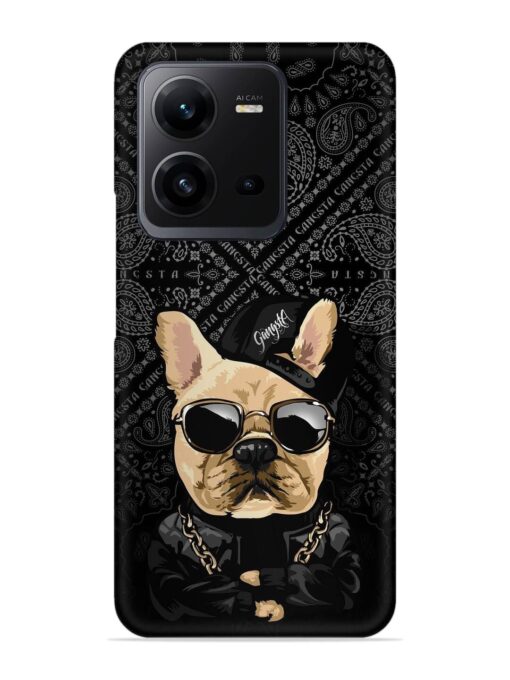 Gangsta Cool Sunglasses Dog Snap Case for Vivo V25 (5G) Zapvi