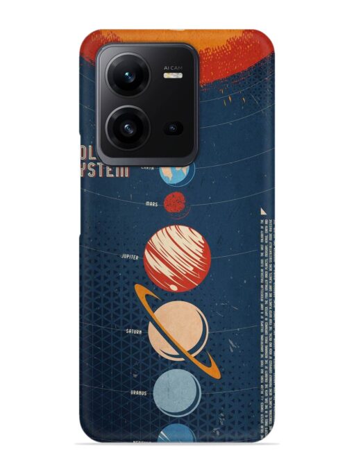 Solar System Vector Snap Case for Vivo V25 (5G) Zapvi