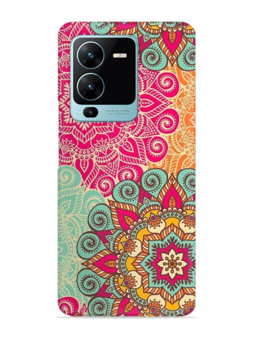 Mandala Seamless Snap Case for Vivo V25 Pro (5G) Zapvi