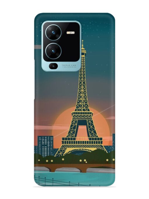 Scenery Architecture France Paris Snap Case for Vivo V25 Pro (5G)