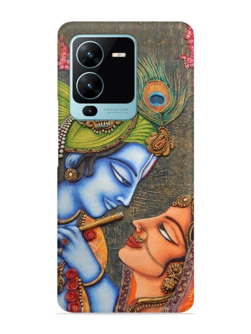 Lord Radha Krishna Flute Art Snap Case for Vivo V25 Pro (5G) Zapvi