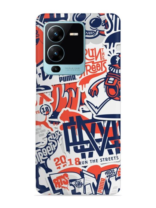 Run The Street Snap Case for Vivo V25 Pro (5G) Zapvi