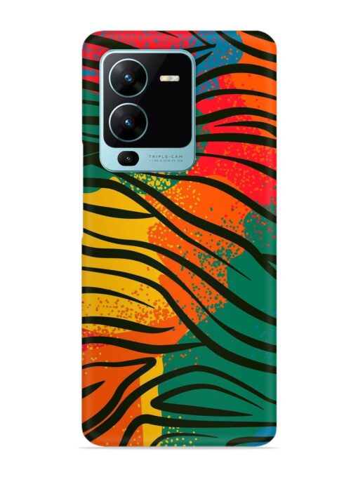 Bright Colorful Snap Case for Vivo V25 Pro (5G) Zapvi