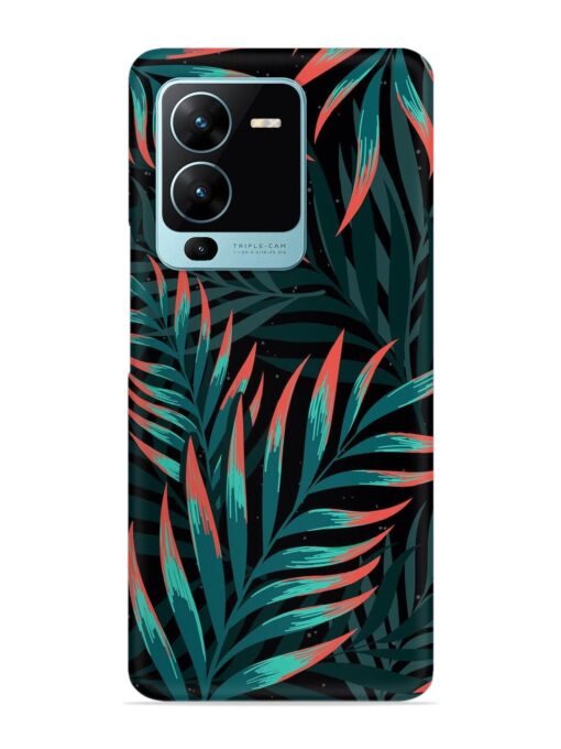 Green Leaf Art Snap Case for Vivo V25 Pro (5G) Zapvi