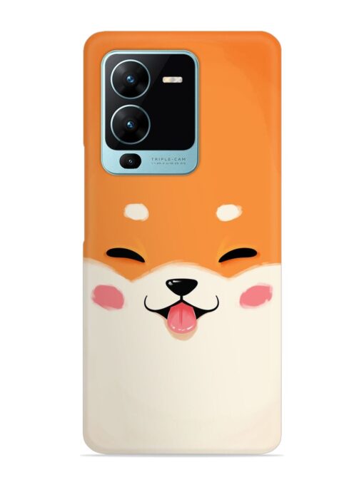 Happy Cat Art Snap Case for Vivo V25 Pro (5G)