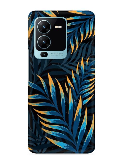 Abstract Leaf Art Snap Case for Vivo V25 Pro (5G) Zapvi