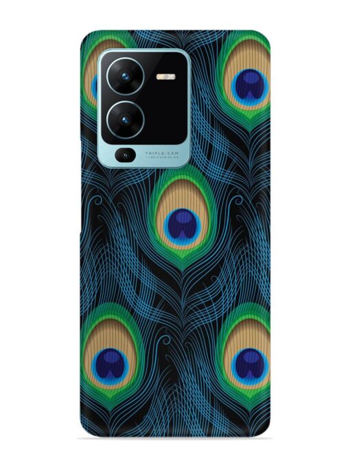 Seamless Pattern Peacock Snap Case for Vivo V25 Pro (5G) Zapvi