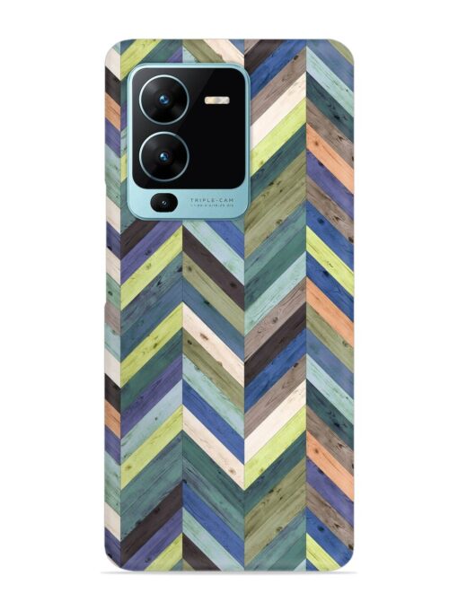 Chevron Random Color Snap Case for Vivo V25 Pro (5G) Zapvi